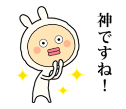 Henteko-rabbit sticker #7452634