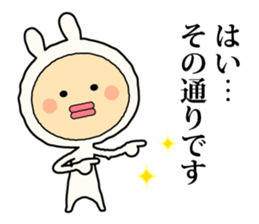 Henteko-rabbit sticker #7452644