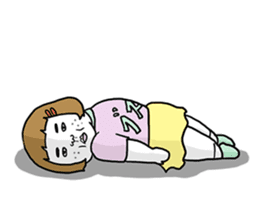 Ugly but charming woman. sticker #7453183