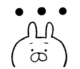 Frequently used words rabbit sticker #7453524
