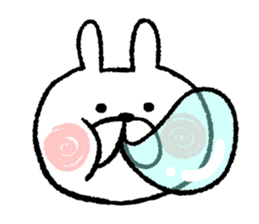 Frequently used words rabbit sticker #7453531
