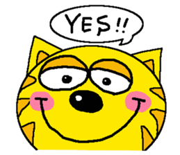 Mr.Tiger of a cat sticker #7453932