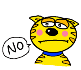 Mr.Tiger of a cat sticker #7453933