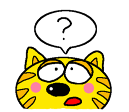 Mr.Tiger of a cat sticker #7453944