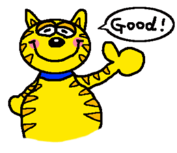 Mr.Tiger of a cat sticker #7453948