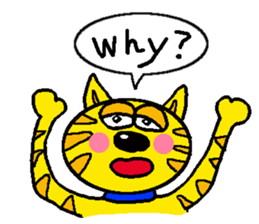 Mr.Tiger of a cat sticker #7453956