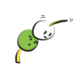 funny Three Colored Dumplings(eng) sticker #7454221