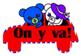 The little french bears "Lola&Enzo" sticker #7454353