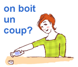 girls around 40s....? in french sticker #7455744