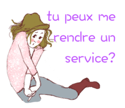 girls around 40s....? in french sticker #7455761