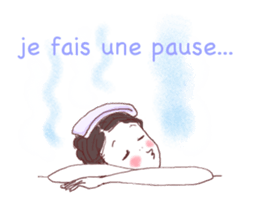 girls around 40s....? in french sticker #7455762