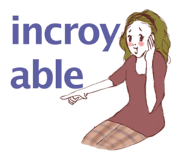 girls around 40s....? in french sticker #7455767