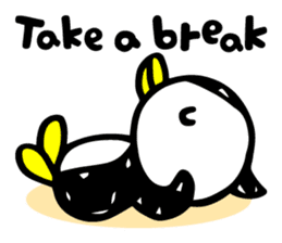 The Penguin Brothers Pinkie & Chitchi 4 sticker #7456055