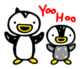 The Penguin Brothers  Pinkie & Chitchi 4 sticker #7456088