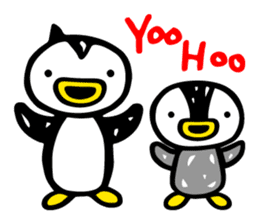 The Penguin Brothers Pinkie & Chitchi 4 sticker #7456088