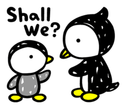 The Penguin Brothers Pinkie & Chitchi 4 sticker #7456091