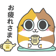 สติ๊กเกอร์ไลน์ chubby cat sticker <MeowMeowArupaca>