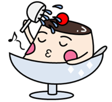 pudding!pudding!pudding! sticker #7456368