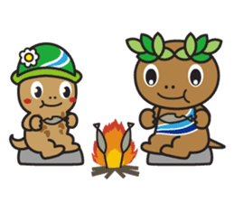 Akiruno official "Morikko San-chan" sticker #7456783