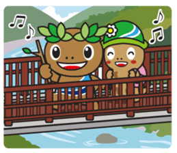Akiruno official "Morikko San-chan" sticker #7456788