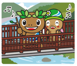 Akiruno official "Morikko San-chan" sticker #7456788