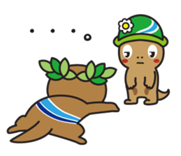 Akiruno official "Morikko San-chan" sticker #7456803