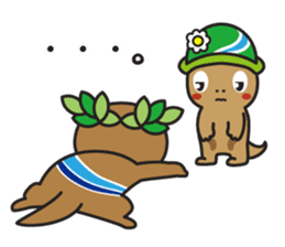 Akiruno official "Morikko San-chan" sticker #7456803