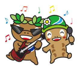 Akiruno official "Morikko San-chan" sticker #7456804