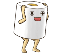 Toilet roll Sticker 2 sticker #7456916