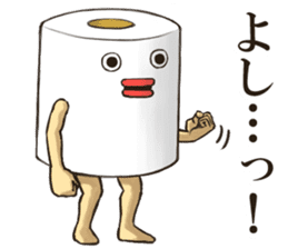 Toilet roll Sticker 2 sticker #7456920