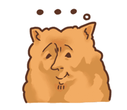 Bossy Pomeranian sticker #7456951