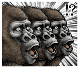 Gorilla gorilla sticker #7457053