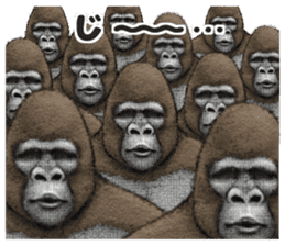 Gorilla gorilla sticker #7457055