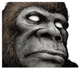 Gorilla gorilla sticker #7457067