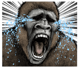 Gorilla gorilla sticker #7457073