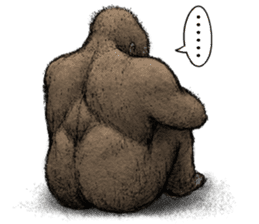 Gorilla gorilla sticker #7457075