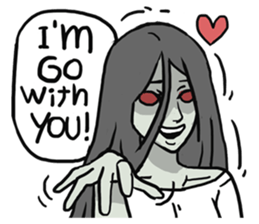 AsB - Comic Girl / Two Step Of Horror sticker #7457352