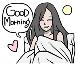 AsB - Comic Girl / Two Step Of Horror sticker #7457367