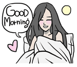 AsB - Comic Girl / Two Step Of Horror sticker #7457367