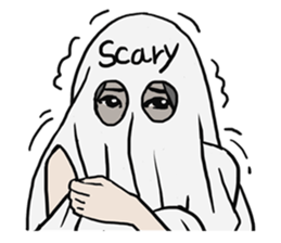 AsB - Comic Girl / Two Step Of Horror sticker #7457370