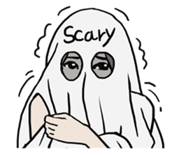 AsB - Comic Girl / Two Step Of Horror sticker #7457370