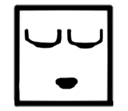 Face (There is no letter) sticker #7457514
