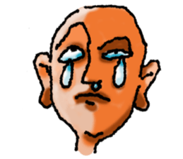 Feelings of a shaven head sticker #7457947