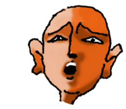 Feelings of a shaven head sticker #7457948