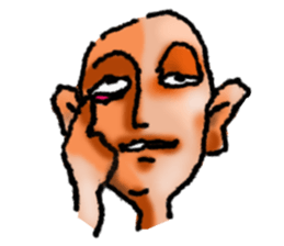 Feelings of a shaven head sticker #7457961