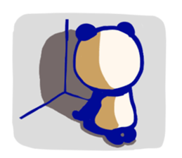 Panda lady sticker #7458063