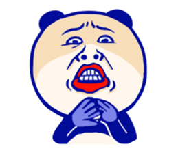 Panda lady sticker #7458073