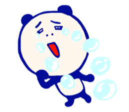 Panda lady sticker #7458075