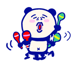 Panda lady sticker #7458076