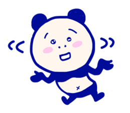 Panda lady sticker #7458079